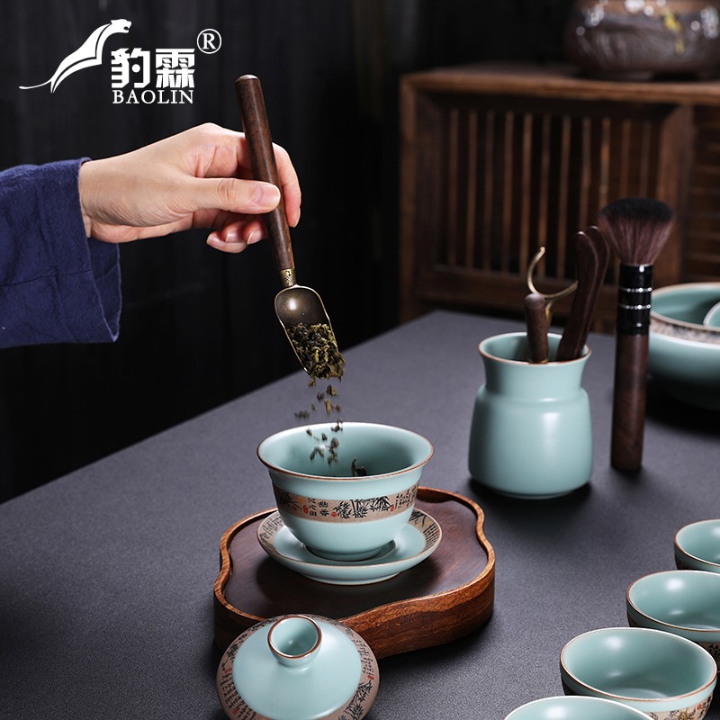羊脂玉三才蓋碗帶蓋泡茶杯單個茶碗景德鎮喝茶具大號德化描金高端-細節圖3