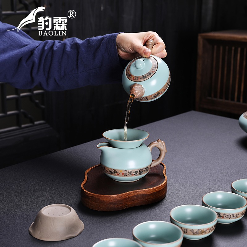 羊脂玉三才蓋碗帶蓋泡茶杯單個茶碗景德鎮喝茶具大號德化描金高端-細節圖5