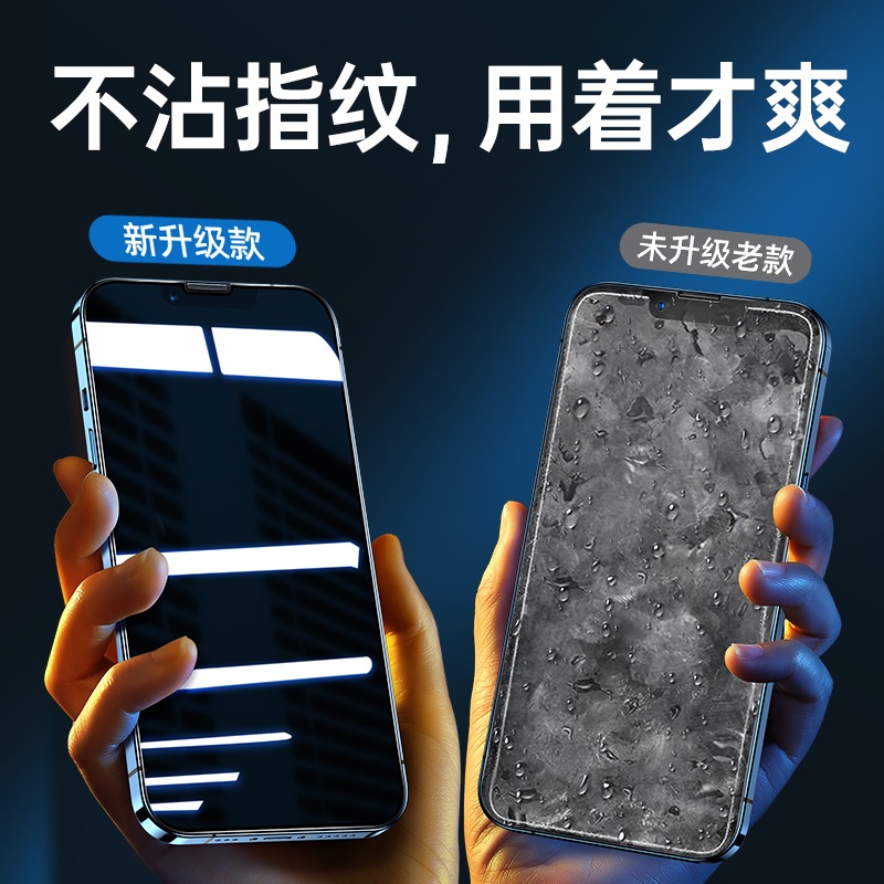 iPhone13防窺膜蘋果13promax防窺鋼化膜13pro手機防偷窺max全屏覆蓋mini貼膜13十三專用保護ip隱-細節圖5
