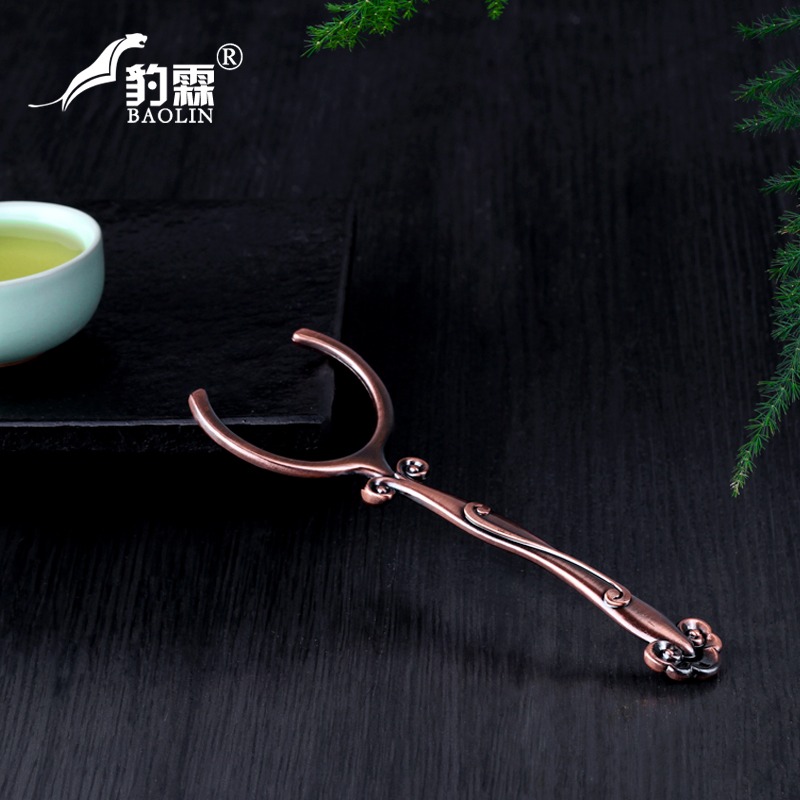 小茶勺子茶匙茶鏟茶則茶盤配件泡茶工具茶道用具竹長柄茶葉取茶器-細節圖4