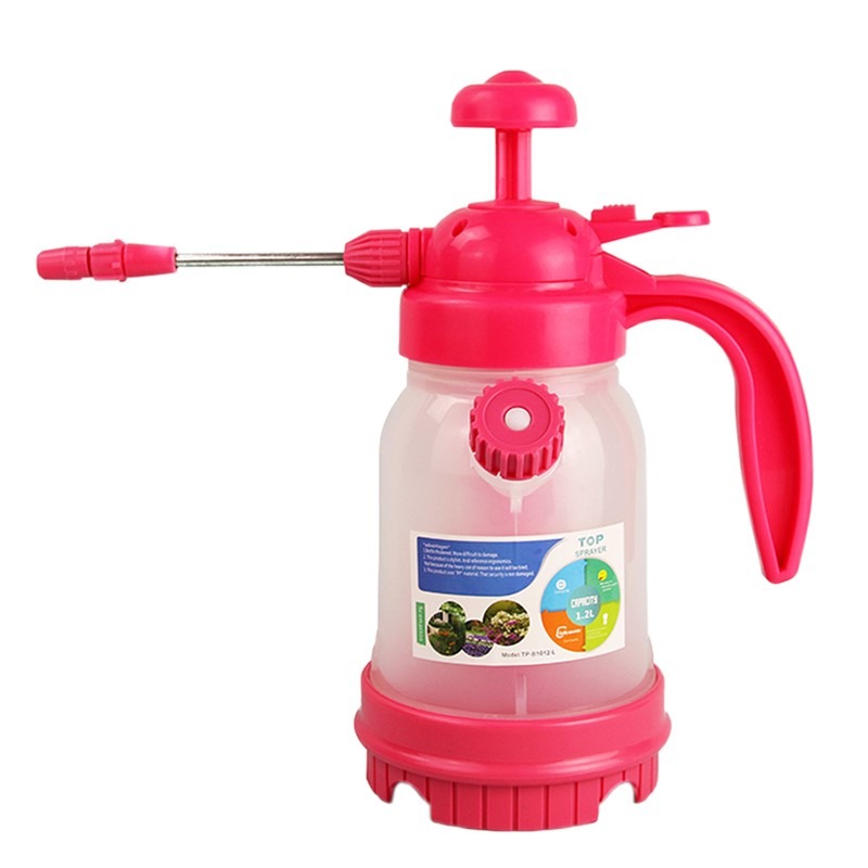 園藝澆花工具家用小型灑水噴水壺噴霧器長嘴氣壓式噴壺透明澆水壺-細節圖5