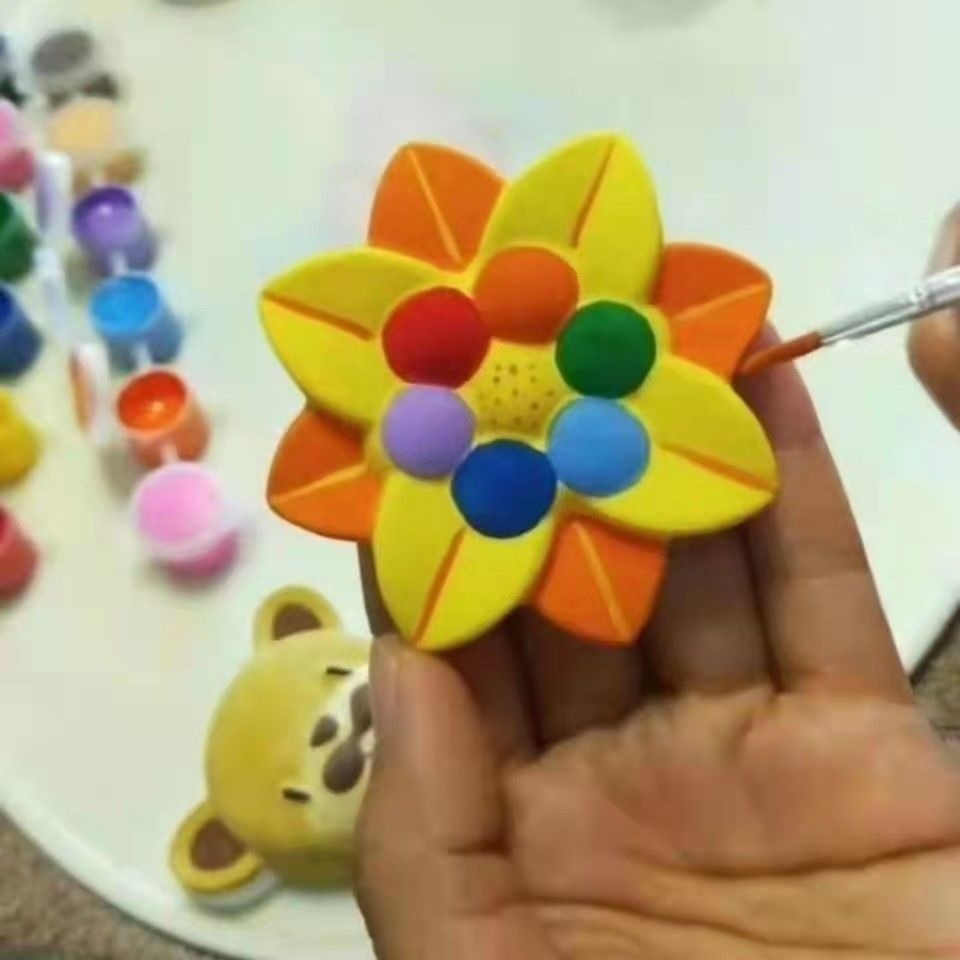 彩繪石膏娃娃diy手工染色h彩繪白胚塗鴉幼兒園卡通兒童玩具擺攤-細節圖10