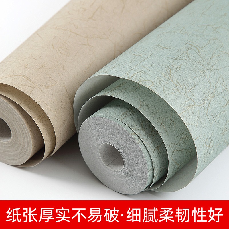 大山皮紙蠟染古風長纖維長卷半生熟書法加厚作品紙文房四寶小楷毛筆練習專用紙仿古做舊國展比賽投稿紙蠟染箋-細節圖3