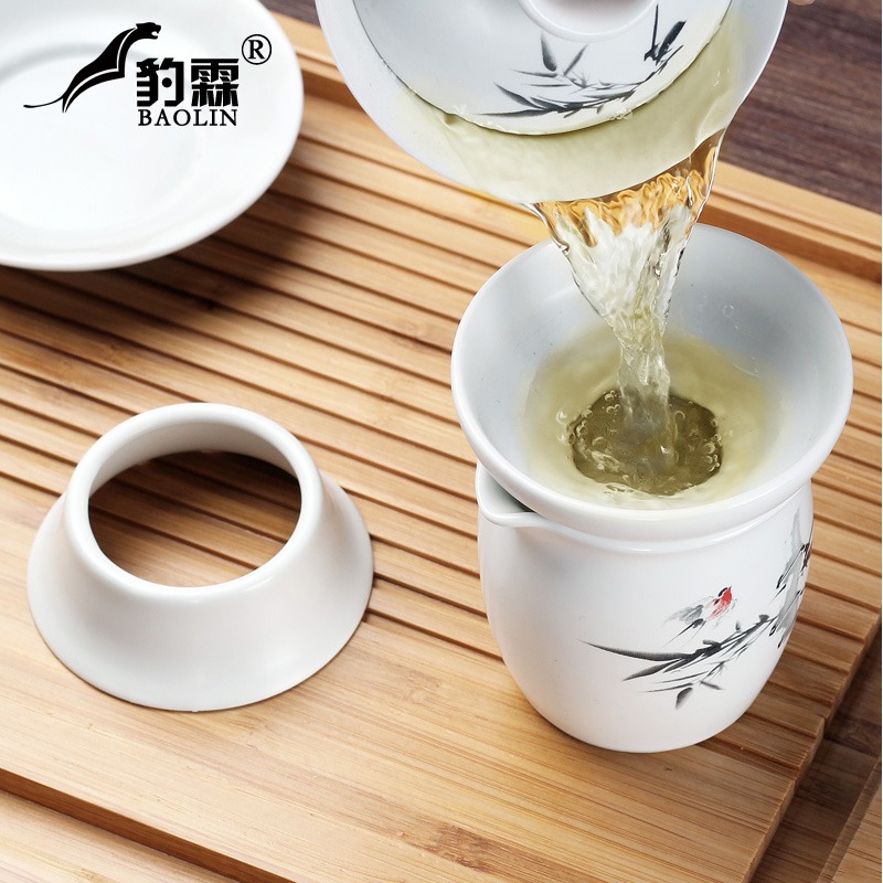 茶漏茶濾茶葉過濾網泡茶器分離器茶隔公道杯一體式超細掛茶器煮茶-細節圖3