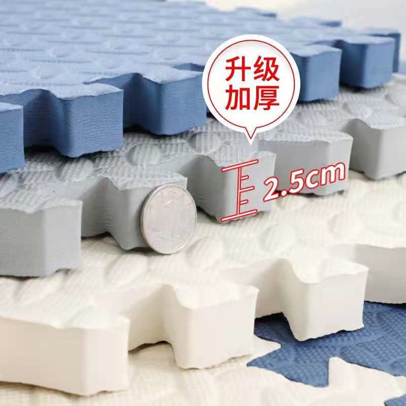 加厚泡沫爬行墊拼接爬爬墊子地板嬰兒家用臥室打地鋪地墊戶外防潮-細節圖2