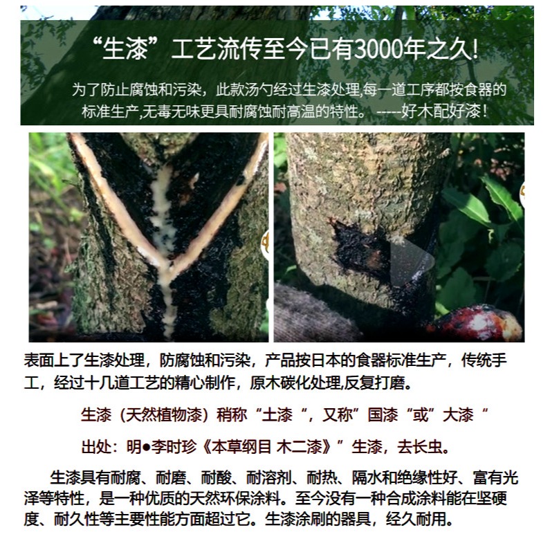 2支 木質攪拌勺木頭飯勺湯勺咖啡勺子奶粉麥片調羹長柄蜂蜜甜品勺-細節圖5