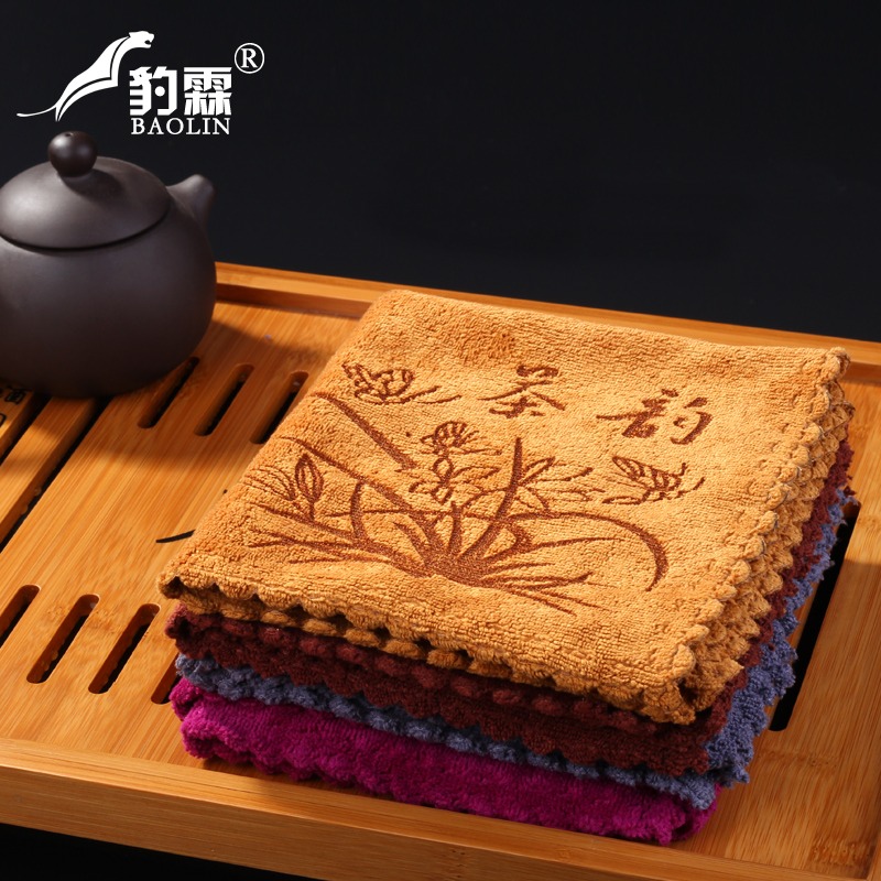 茶布茶巾布吸水高檔茶席茶道棉麻茶巾墊桌布蓋巾日式摸布桌墊麂皮-細節圖4