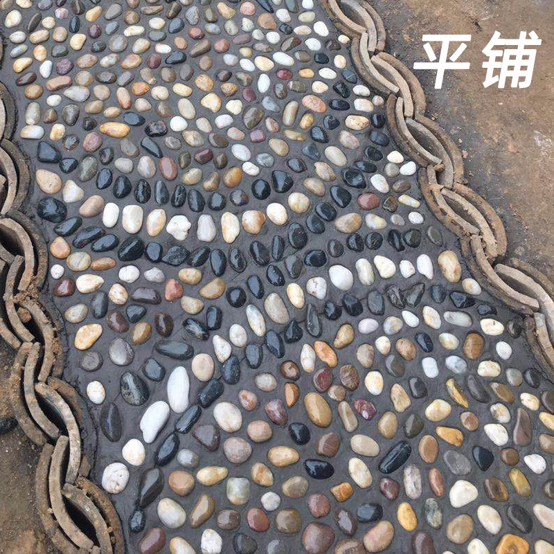 50斤鵝卵石原石天然石子魚缸花盆鋪路鵝軟石裝飾盆栽園藝五彩石頭-細節圖4