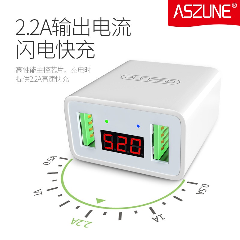 蘋果充電器iphone6手機6s小米5s雙孔7p一套裝8快充2a安卓通用插頭-細節圖2