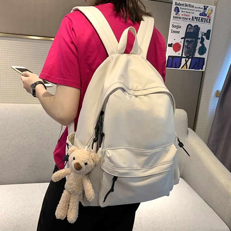 雙肩包男女情侶初高中大學生書包電腦包大容量旅行揹包運動休閑包-細節圖4