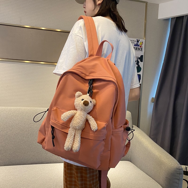 雙肩包男女情侶初高中大學生書包電腦包大容量旅行揹包運動休閑包-細節圖5