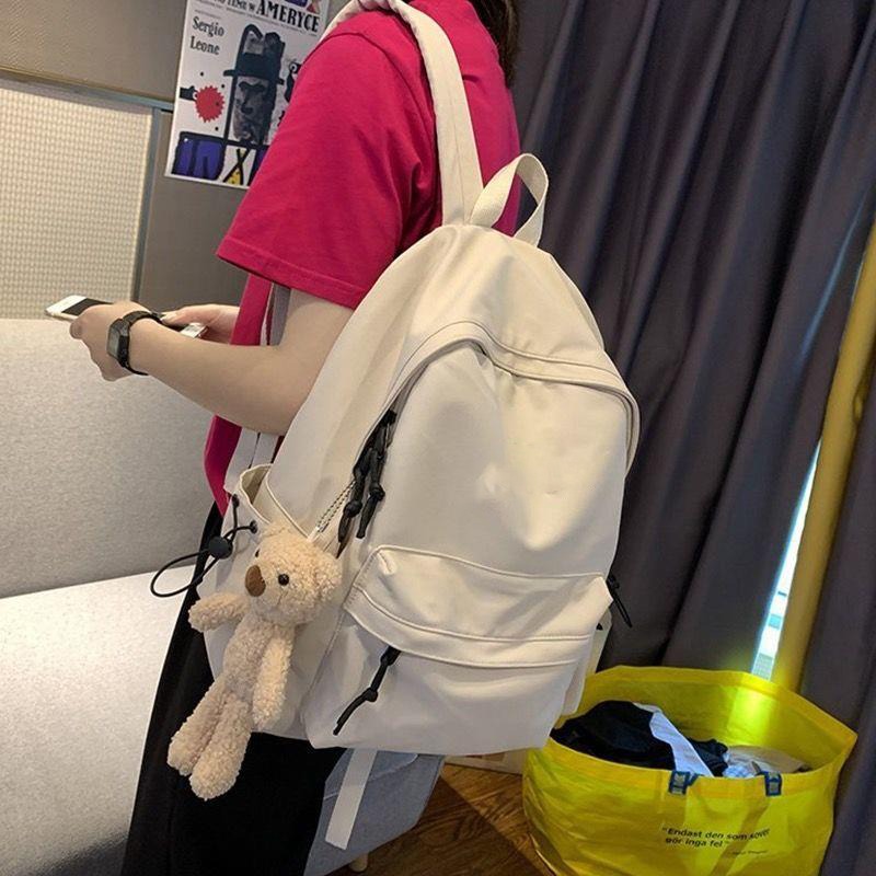 雙肩包男女情侶初高中大學生書包電腦包大容量旅行揹包運動休閑包-細節圖9