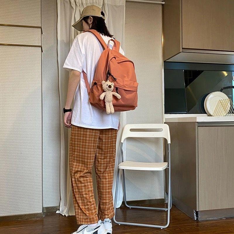 雙肩包男女情侶初高中大學生書包電腦包大容量旅行揹包運動休閑包-細節圖10