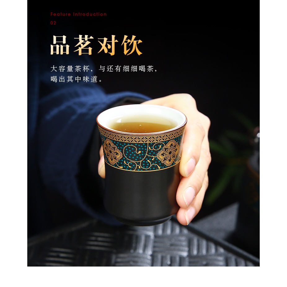 泡茶壺提樑單壺陶瓷家用煮茶器燜茶水壺沏茶具超大容量400ml復古-細節圖9