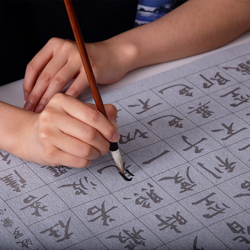 練毛筆字帖水寫布套裝軟筆顏真卿書法初學者練習入門臨摹清水練字紙布速幹小學生毛筆水寫書法布水洗布仿宣紙-細節圖4