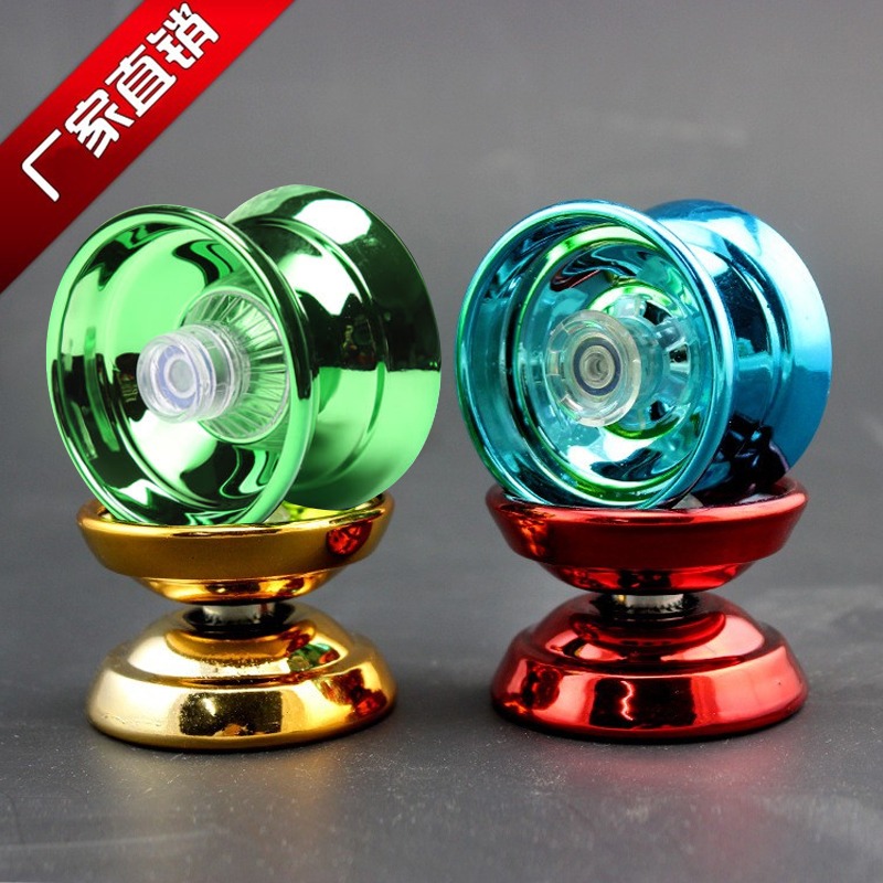 抖音同款合金溜溜球男孩6玩具悠悠球活睡眠花式球比賽專用金屬球-細節圖3
