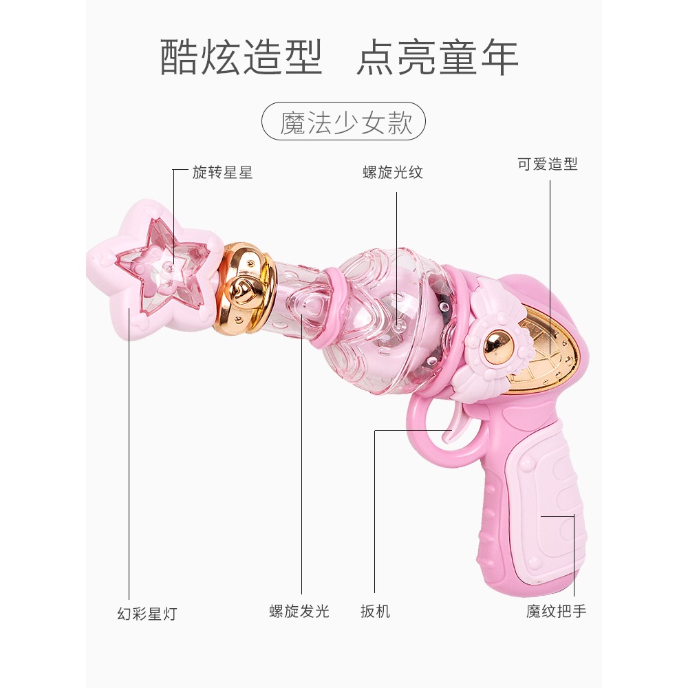 寶寶兒童聲光玩具槍男孩小孩女孩音樂電動仿真手槍玩具1-3-4-5歲-細節圖2