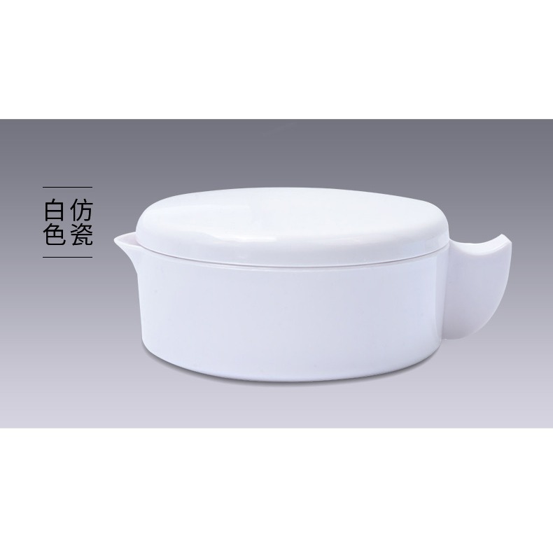 天一堂陶瓷青花瓷多功能墨池學生帶蓋硯臺練毛筆字畫國畫裝墨汁墨液墨盤筆洗筆架帶蓋硯臺仿瓷黑色白色墨池-細節圖9
