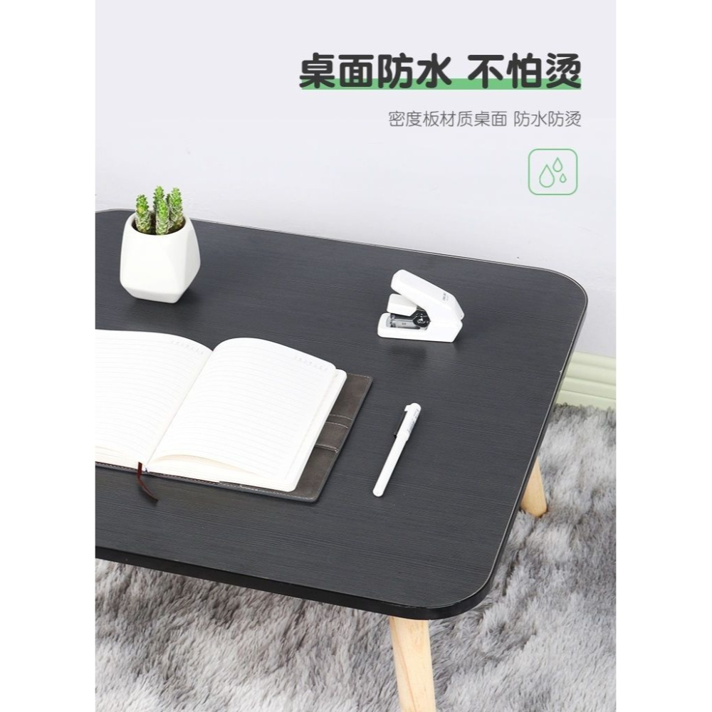 ins網紅飄窗迷你桌子臥室坐地上喫飯炕幾出租房榻榻米陽臺小茶幾-細節圖10