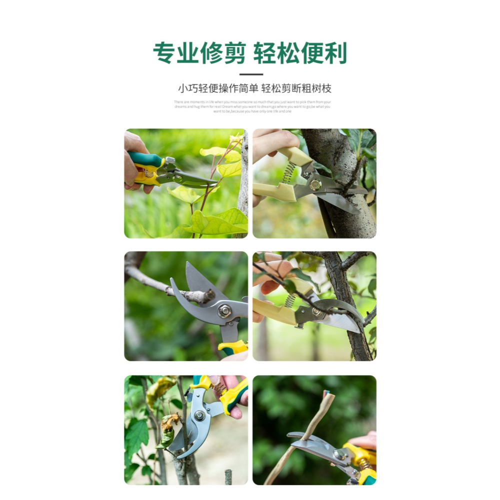 花藝剪刀修枝剪子園藝剪刀樹枝家用果樹摘果工具園林強力粗枝神器-細節圖10