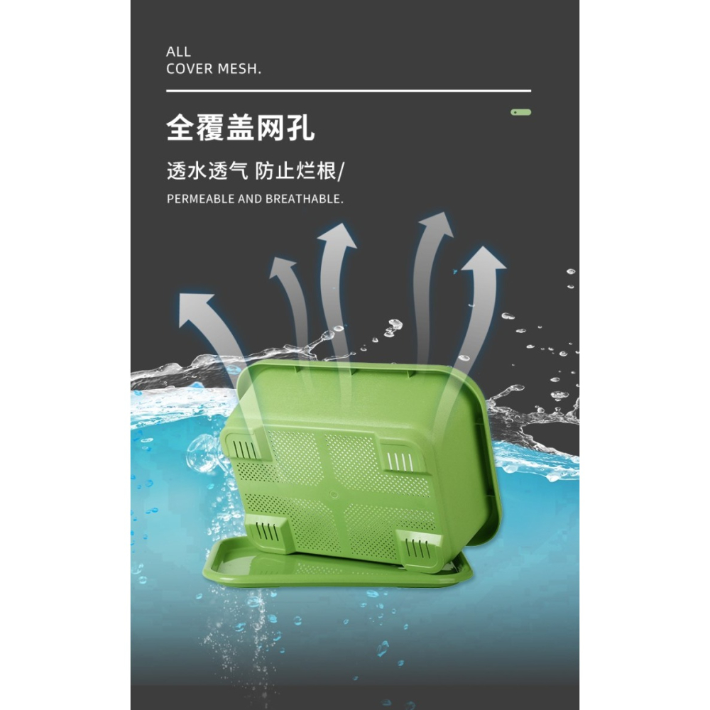 種菜盆長方形陽臺專用盆大號塑料家用廠家直銷清倉蔬菜神器種植箱-細節圖8
