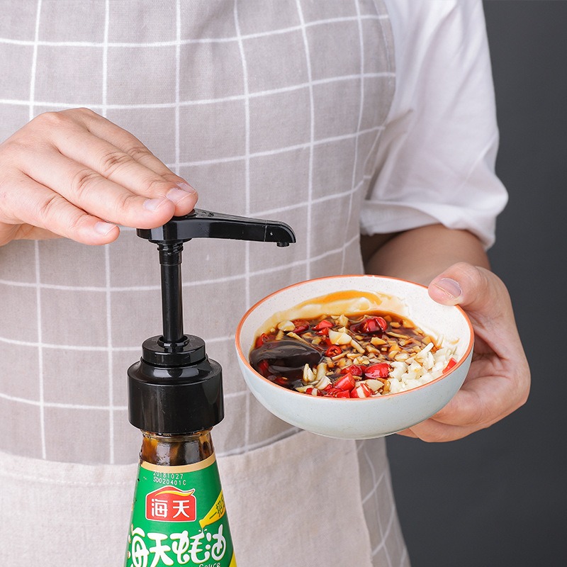 蠔油瓶壓嘴泵頭擠壓器按壓嘴瓶神器家用按壓式油瓶油壺擠蠔油廚房-細節圖4