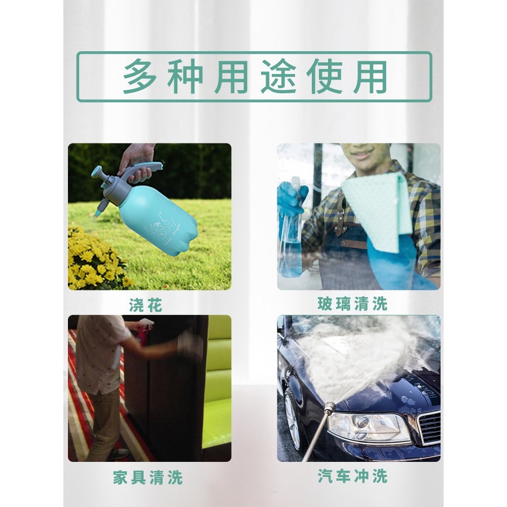 2L園藝氣壓噴壺澆花神器氣壓式家用噴霧器壓力印花噴水壺-細節圖3