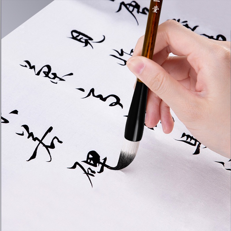 天一堂羊毫毛筆初學成人中楷練字大楷書法國畫大中小號羊毫毛筆 小學生毛筆練字初學者一品兼毫小楷兼毫毛筆-細節圖3