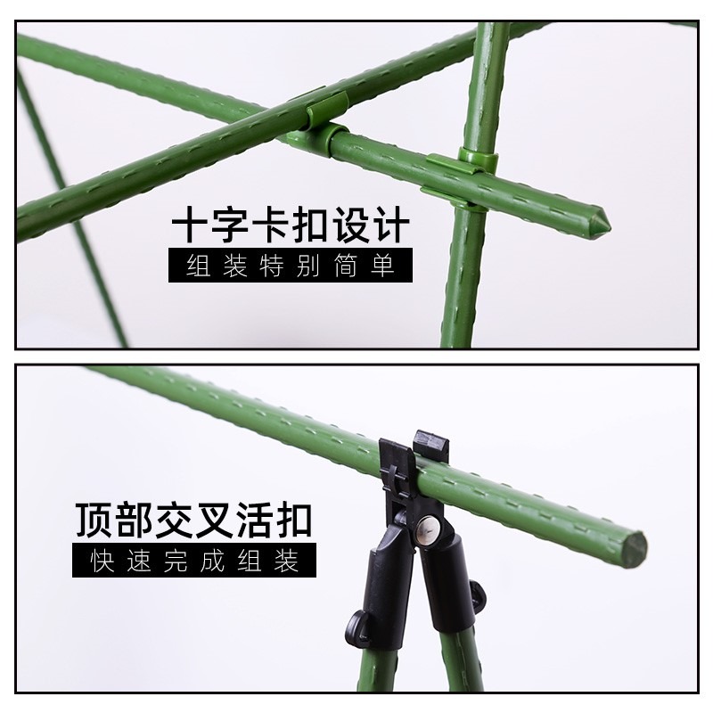 葡萄爬藤架黃瓜支架桿絲瓜西紅柿陽臺種菜戶外植物蔬菜庭院花架子-細節圖4