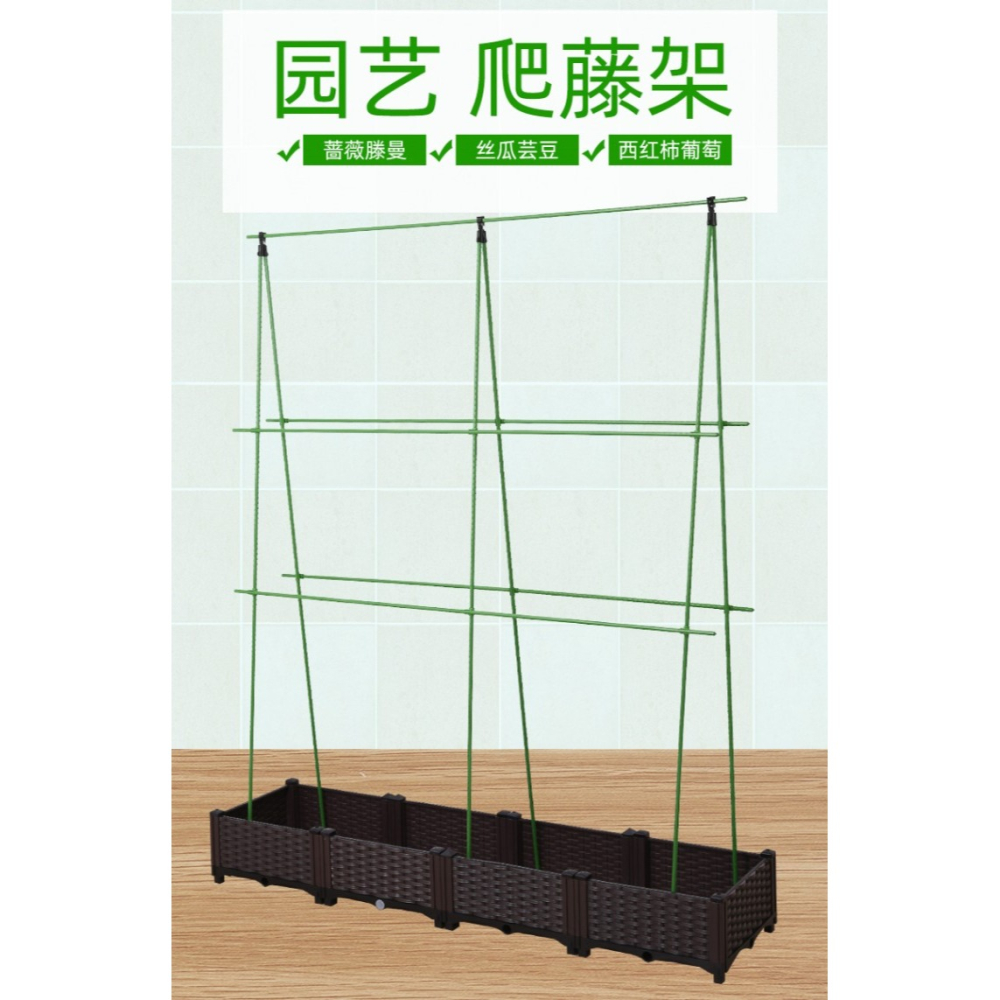 葡萄爬藤架黃瓜支架桿絲瓜西紅柿陽臺種菜戶外植物蔬菜庭院花架子-細節圖6