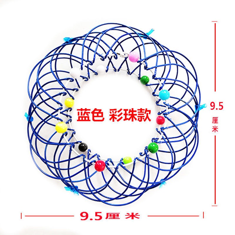 網紅玩具三十六變百變花籃魔術鐵環減壓經典懷舊36變鐵藝掌中玩具-細節圖5