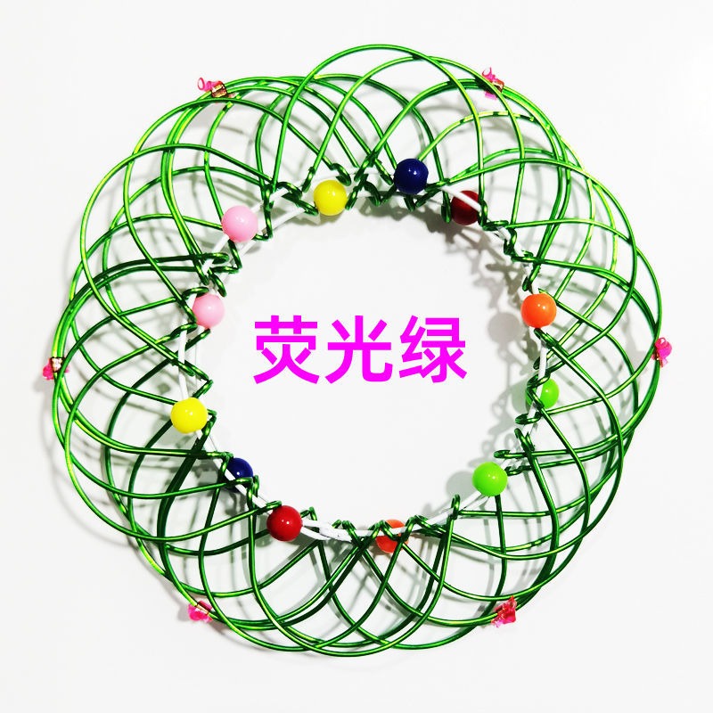 網紅玩具三十六變百變花籃魔術鐵環減壓經典懷舊36變鐵藝掌中玩具-細節圖8
