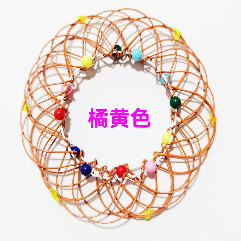 網紅玩具三十六變百變花籃魔術鐵環減壓經典懷舊36變鐵藝掌中玩具-細節圖9