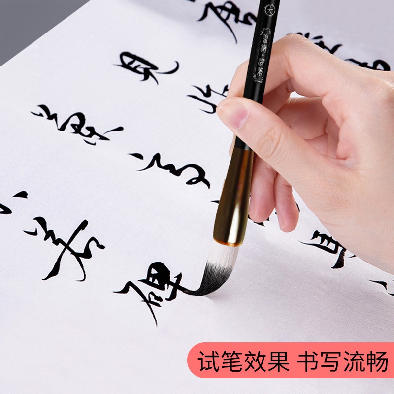 天一堂兼毫毛筆套裝小楷篆隸行書毛筆狼毫書法筆成人初學者抄經筆學生練字毛筆羊毫楷書毛筆中楷國畫毛筆大楷-細節圖2
