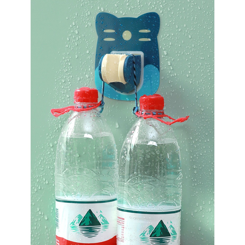 免打孔固定器底座淋浴噴頭通用可調節掛花灑頭支架蓮蓬頭浴室配件-細節圖3