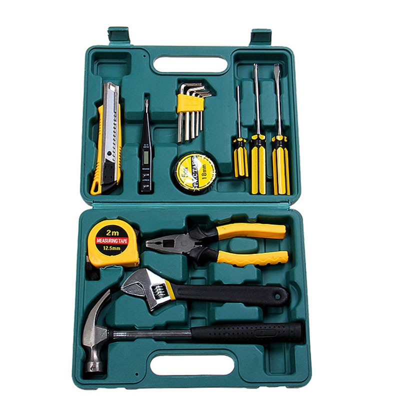 維修工具箱8件9件12件13件16件套盒家用組合套裝保險汽車用工具包-細節圖3