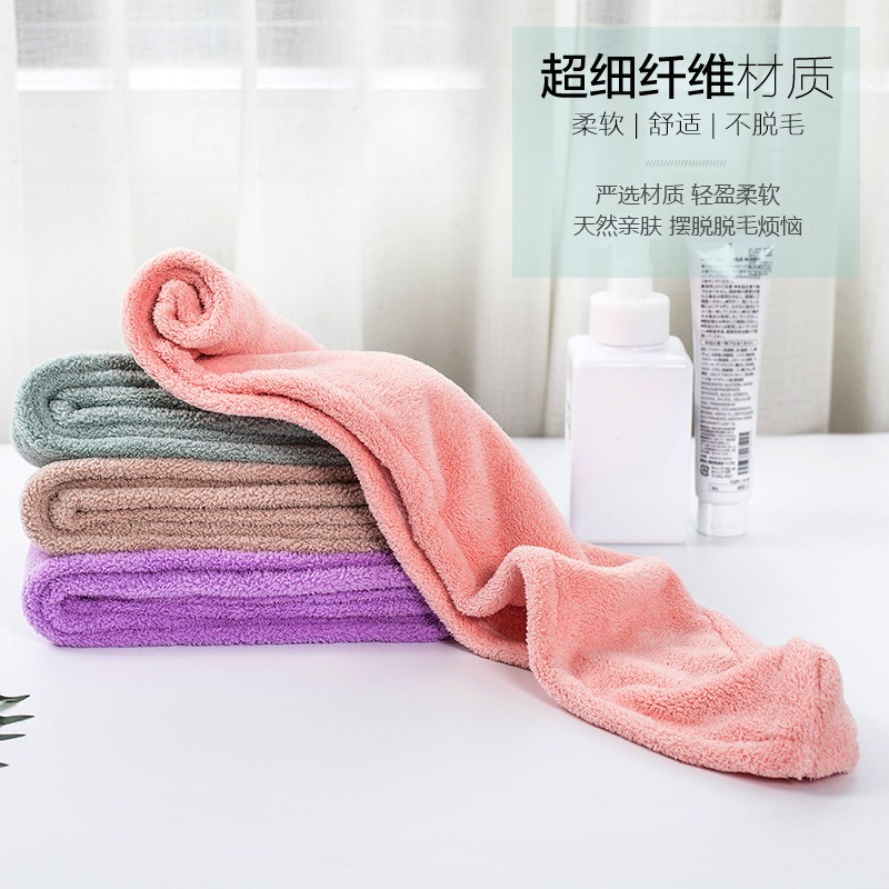 幹發帽超強吸水浴帽洗頭發速乾毛巾包頭女加厚兒童長發擦頭巾可愛-細節圖2