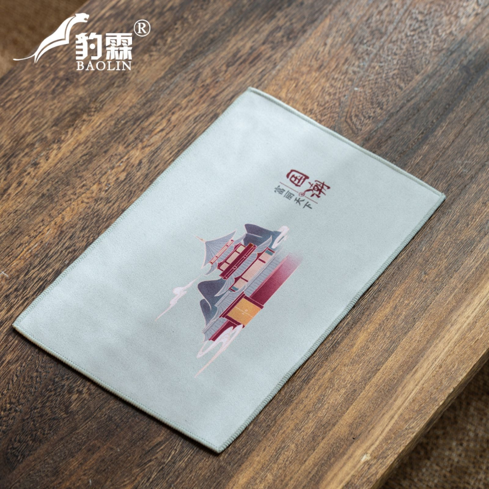 長條長方形茶布茶巾布吸水高檔茶席茶道棉麻茶臺定製家居清潔復古-細節圖2