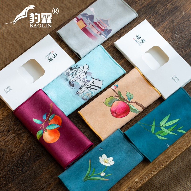 長條長方形茶布茶巾布吸水高檔茶席茶道棉麻茶臺定製家居清潔復古-細節圖3