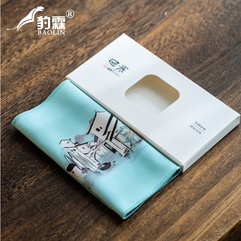 長條長方形茶布茶巾布吸水高檔茶席茶道棉麻茶臺定製家居清潔復古-細節圖5
