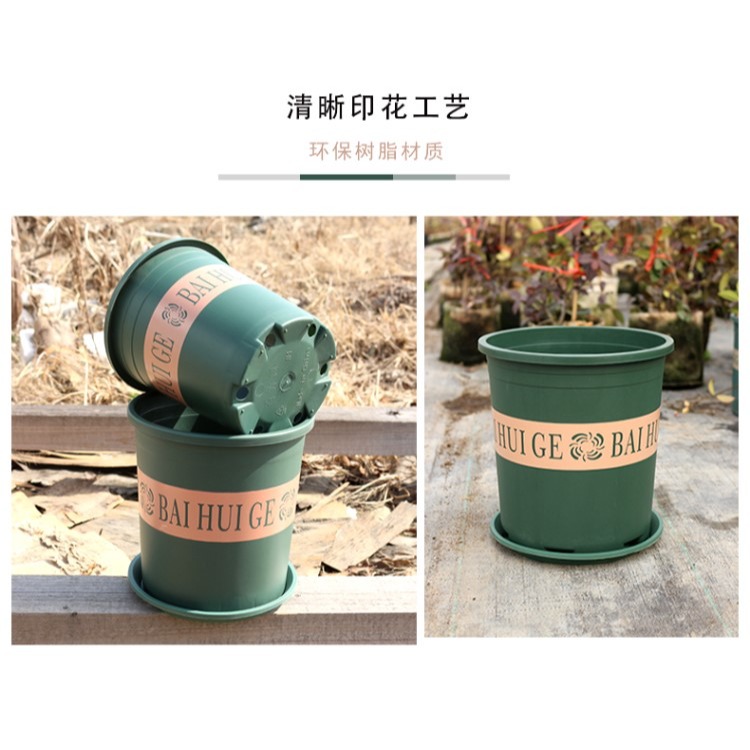 加侖盆加厚樹脂塑料花盆月季多肉綠蘿陽臺種花種菜園藝批發-細節圖8
