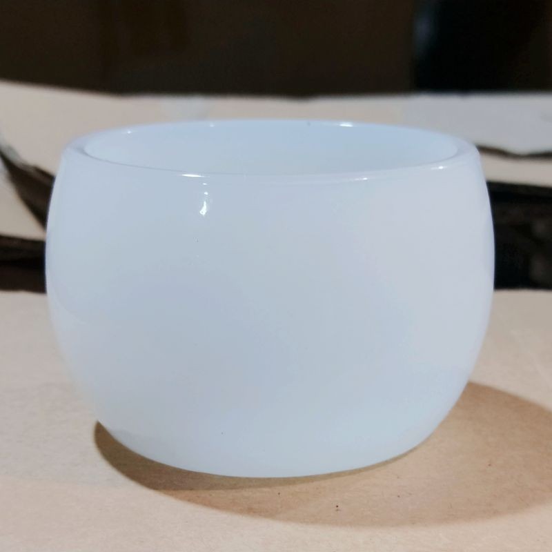 青玉瓷茶杯主人杯個人禪杯白玉瓷杯子家用喝茶玉石茶杯小茶碗-細節圖7