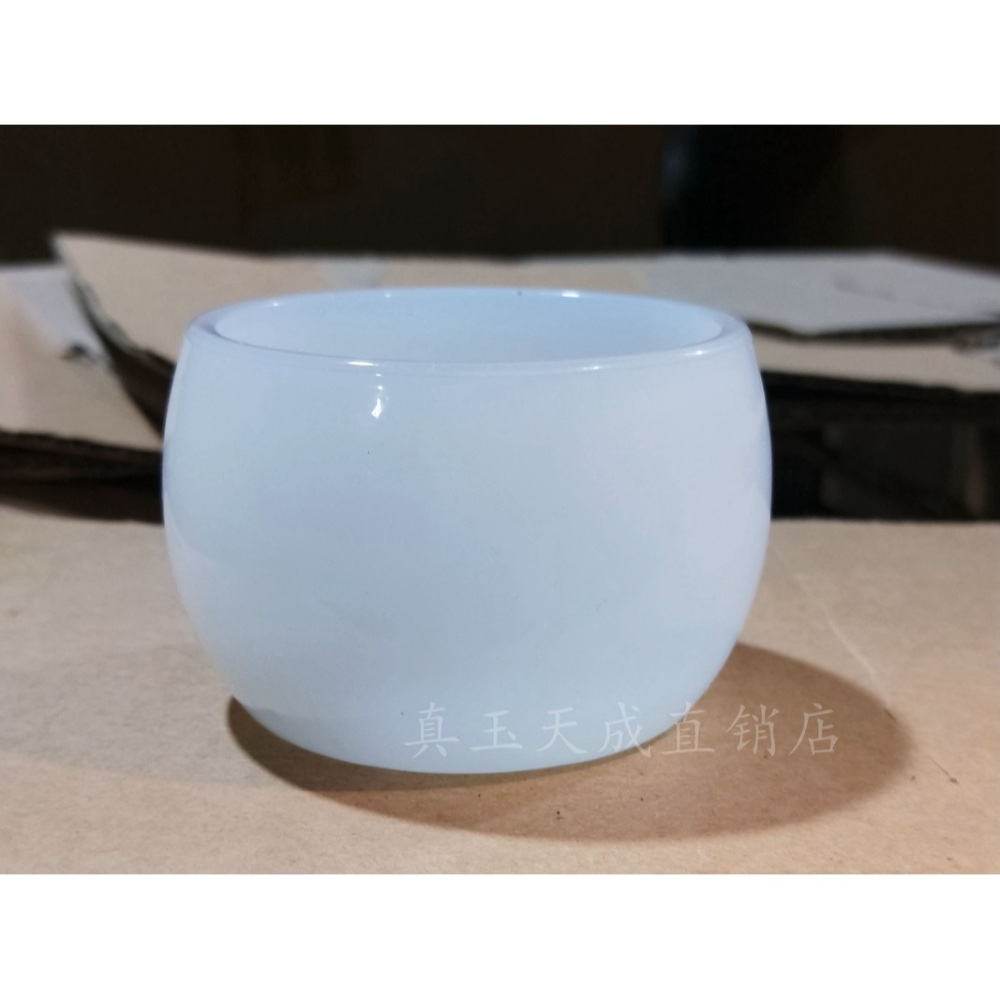 青玉瓷茶杯主人杯個人禪杯白玉瓷杯子家用喝茶玉石茶杯小茶碗-細節圖9