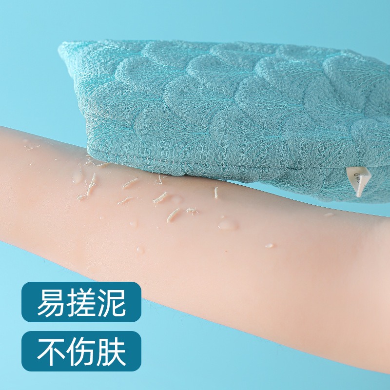 美人魚搓澡手套強力搓泥神器雙面男女不疼家用搓背搓澡巾粗砂去污-細節圖4