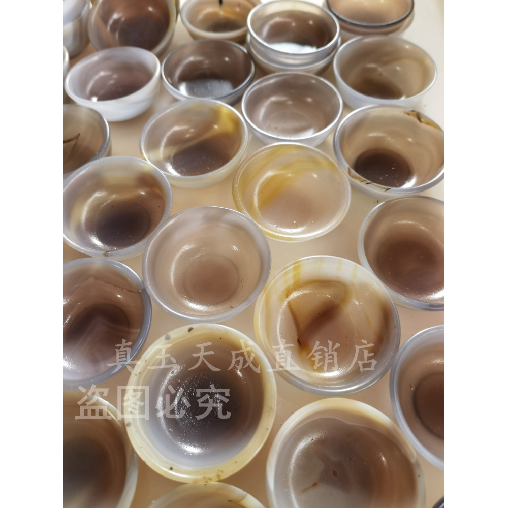 純天然瑪瑙茶杯玉髓功夫茶杯喝茶品茗杯迷你小玉杯茶具酒杯主人杯-細節圖2