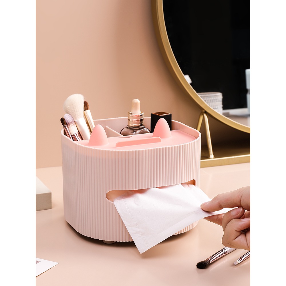 小怪獸紙巾盒抽紙盒家用客廳餐廳茶幾簡約多功能創意可愛遙控收納-細節圖2