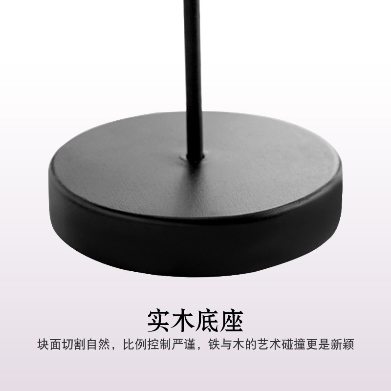天一堂天使翼14針筆架子毛筆掛架創意鐵藝實木學生簡約復古新中式晾筆架擺件初學者成人文房四寶書法國畫用品-細節圖4