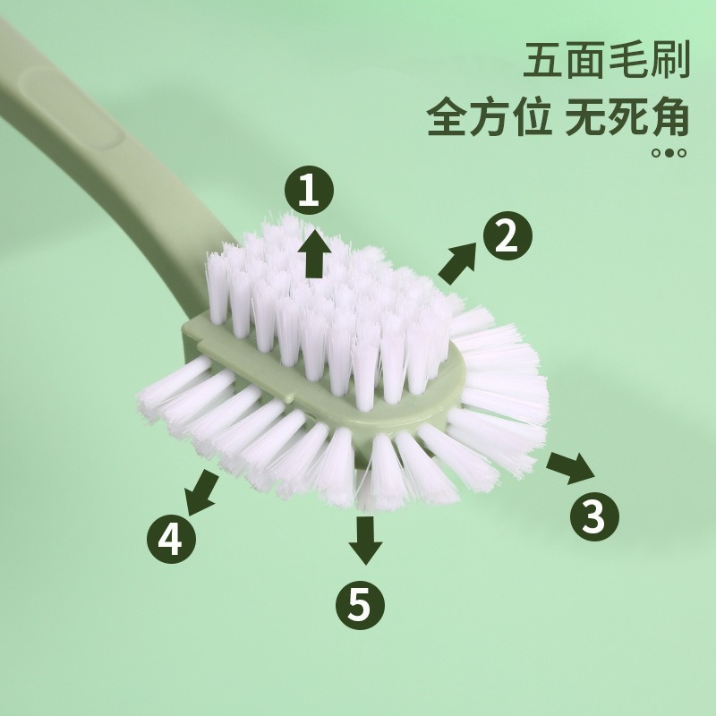 五面鞋刷家用多功能刷鞋神器不傷鞋鞋刷子洗鞋專用刷無死角硬毛刷-細節圖3