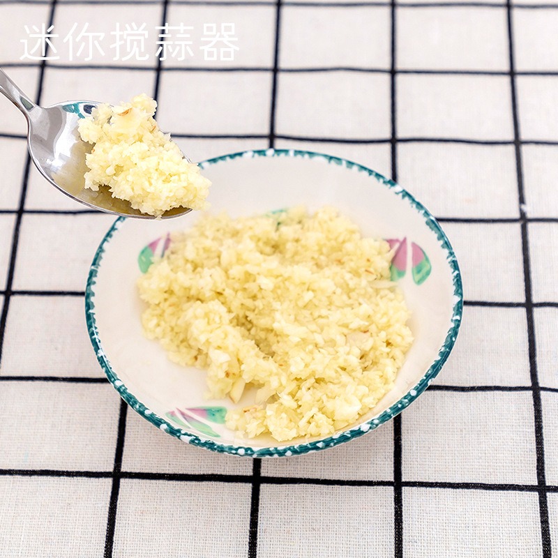 搗蒜泥神器手動打蒜蓉器拉大蒜末粉碎器家用姜蔥蒜辣椒攪碎機小型-細節圖4