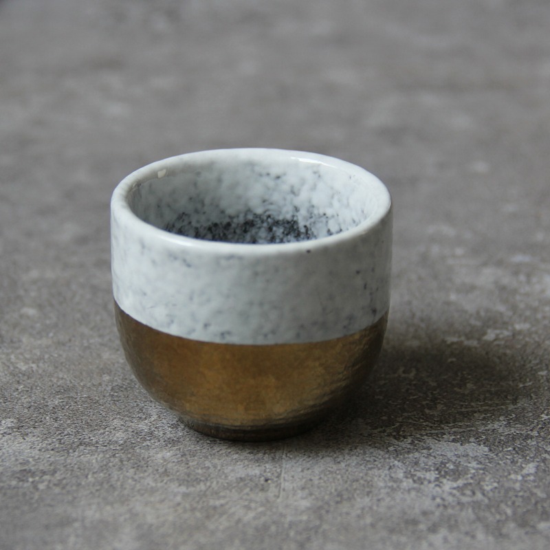 日式陶瓷酒具  清酒壺酒杯酒具瓷器 金銀清酒壺 180ml分酒器-細節圖4